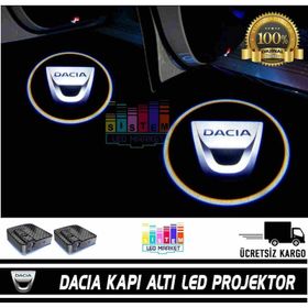 Femex Dacia Araçlar İçin Pilli Yapıştırmalı Kapı Altı Led Logo