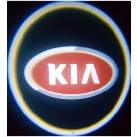 Femex Kia Araçlar İçin Pilli Yapıştırmalı Kapı Altı Led Logo