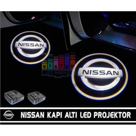 Femex Nissan Araçlar İçin Pilli Yapıştırmalı Kapı Altı Led Logo