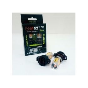 Femex PSX24W H16 Turuncu 1200LM Sis ve Sinyal Farları İçin Led Ampul