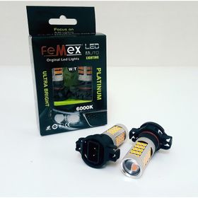 Femex PSX24W H16 Turuncu 1200LM Sis ve Sinyal Farları İçin Led Ampul