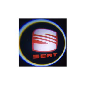 Femex Seat Araçlar İçin Pilli Yapıştırmalı Kapı Altı Led Logo