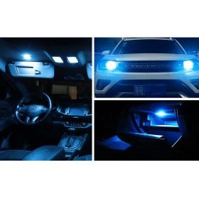Femex T10 3030 Chip 12 Ledli 650Lumen Turkuaz Aktif Canbus Led Ampul