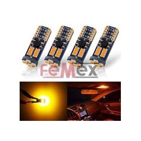 Femex T10 3030 Chip 12 Ledli 650Lumen Turuncu Aktif Canbus Led Ampul