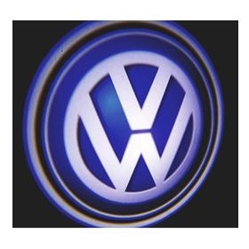 Femex Volkswagen Araçlar İçin Pilli Yapıştırmalı Kapı Altı Led Logo