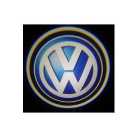 Femex Volkswagen Mesafe Sensörlü Pilli Yapıştırmalı Kapı Altı Led Logo