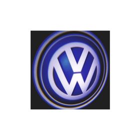 Femex Volkswagen Mesafe Sensörlü Pilli Yapıştırmalı Kapı Altı Led Logo