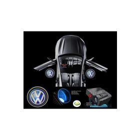 Femex Volkswagen Mesafe Sensörlü Pilli Yapıştırmalı Kapı Altı Led Logo