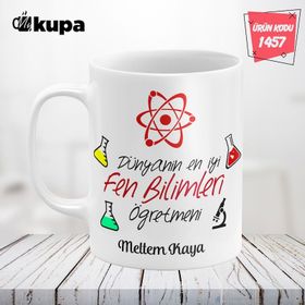 Fen Bilgisi Öğretmeni Kupa Bardak