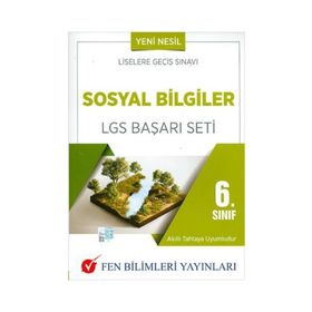 Fen Bilimleri Yayınları 6. Sınıf Sosyal Bilgiler LGS Başarı Seti
