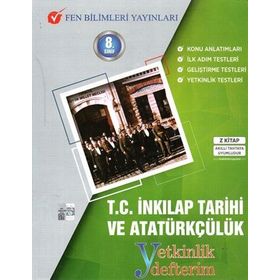 Fen Bilimleri Yayınları 8. Sınıf T.C İnkılap Tarihi ve Atatürkçülük Yetkinlik Defterim