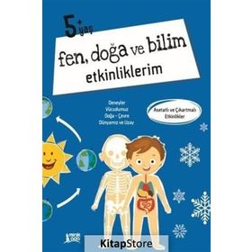 Fen Doğa Ve Bilim Etkinliklerim - 5+ Yaş, 6 Yaş Erdem Yayınları