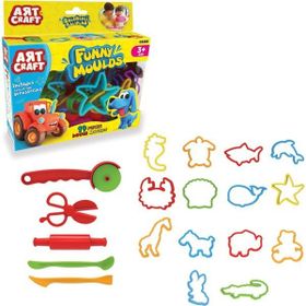 Fen Toys 03299 Art Craft 19 Parça Eğlenceli Kalıplar Oyun Hamuru