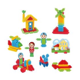 Fen Toys 03324 120 Parça Kaktüs Bloklar Koca Yapı Oyuncakları