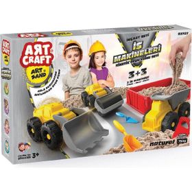 Fen Toys 03727 İş Makineleri 750 gr Kinetik Kum Seti