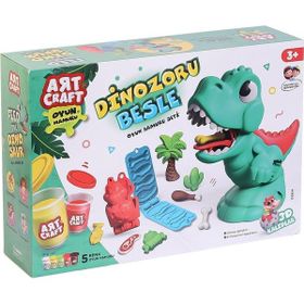 Fen Toys 03814 280 gr Dinozoru Besle Oyun Hamuru Seti