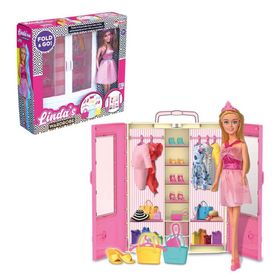 Fen Toys 03828 Linda'nın Bebekli Gardırobu