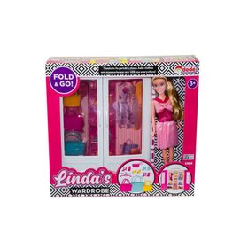 Fen Toys 03828 Linda'nın Bebekli Gardırobu