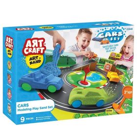 Fen Toys 03948 Artsand Arabalar Kum Seti 600 GR Oyun Hamuru
