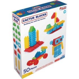 Fen Toys 04003 Kaktüs Blok 50 Parça Yapı Oyuncakları