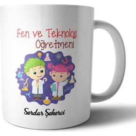 Fen ve Teknoloji Öğretmeni Kupa Bardak