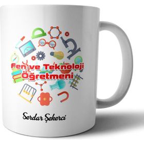 Fen ve Teknoloji Öğretmeni Kupa Bardak
