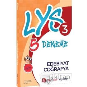 FenCebir Yayınları LYS 3 Edebiyat - Coğrafya 5 Deneme