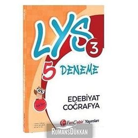 FenCebir Yayınları LYS 3 Edebiyat - Coğrafya 5 Deneme