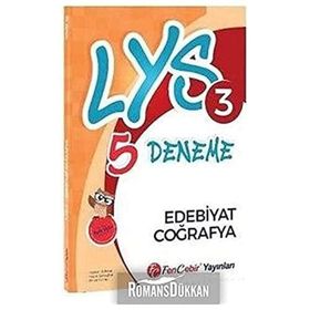 FenCebir Yayınları LYS 3 Edebiyat - Coğrafya 5 Deneme
