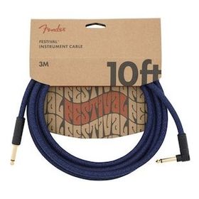 Fender 10' Angled Festival Pure Hemp 3 m Enstrüman Kablosu