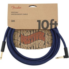 Fender 10' Angled Festival Pure Hemp 3 m Enstrüman Kablosu