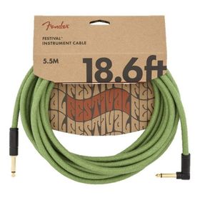 Fender 18.6' Angled Festival Pure Hemp 5.5 m Enstrüman Kablosu