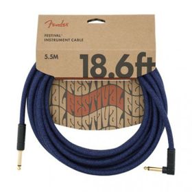 Fender 18.6' Angled Festival Pure Hemp 5.5 m Enstrüman Kablosu