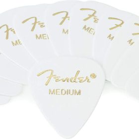 Fender 351 Beyaz Celluloid Thin Gitar Penası