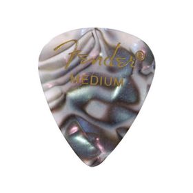 Fender 351 Premium Celluloid Picks Abalone Medium Pena