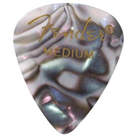 Fender 351 Premium Celluloid Picks Abalone Medium Pena