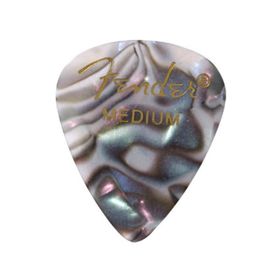 Fender 351 Premium Celluloid Picks Abalone Thin Pena