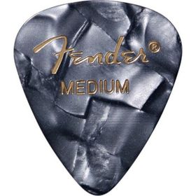 Fender 351 Premium Celluloid Picks Black Moto Medium Pena
