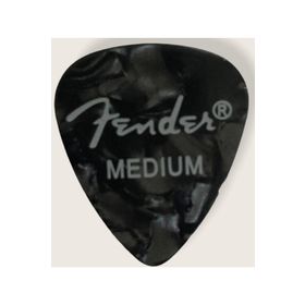 Fender 351 Premium Celluloid Picks Black Moto Medium Pena