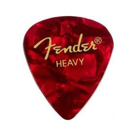 Fender 351 Premium Celluloid Picks Red Moto Thin Pena