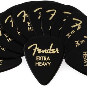 Fender 351 Premium Celluloid Picks White Moto Heavy Pena