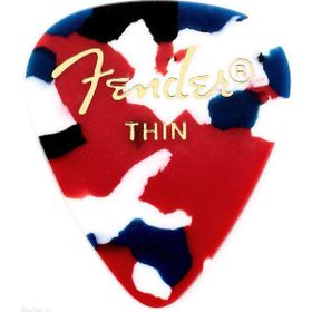 Fender 351 Shape Classic Picks Confetti Thin Pena
