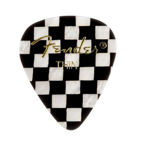 Fender 351 Shape Classic/Premium Celluloid Picks White Thin Pena