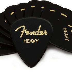 Fender 351 Shape Classic/Premium Celluloid Picks White Thin Pena