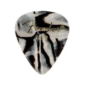 Fender 351 Shape Classic/Premium Celluloid Picks White Thin Pena