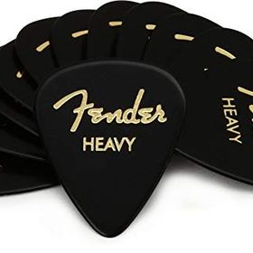 Fender 351 Shape Classic/Premium Celluloid Picks White Thin Pena