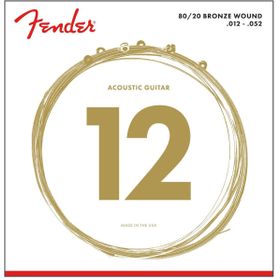 Fender 70L 80/20 Bronze Ball End 12-52 Akustik Gitar Teli