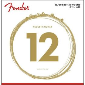 Fender 70L 80/20 Bronze Ball End 12-52 Akustik Gitar Teli