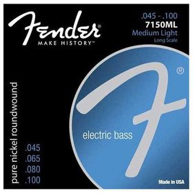 Fender 7150ML Pure Nickel Long Scale Medium Light Bas Gitar Teli