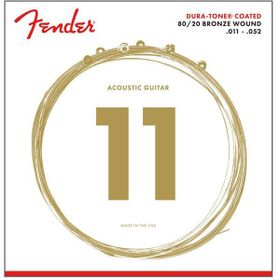 Fender 880CL Coated 80/20 Bronze Akustik Gitar Teli